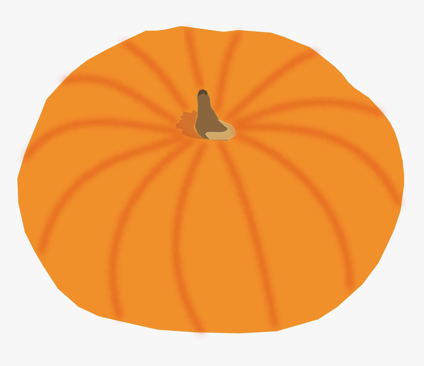 Drawing Of A Pumpkin For Halloween - Pumpkin, HD Png Download