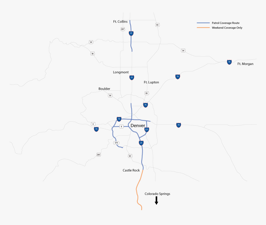 North Patrol Coverage Map - Map, HD Png Download