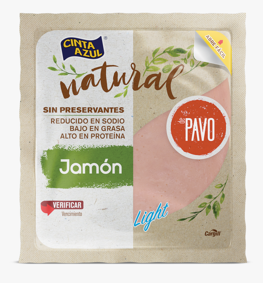 Jamon De Pavo Cinta Azul Natural, HD Png Download
