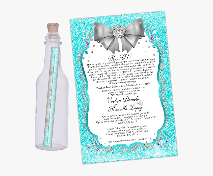 Glass Bottle, HD Png Download