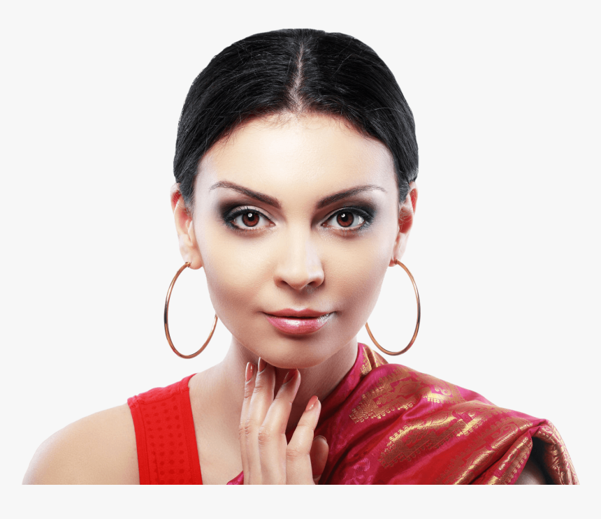 Face Of A Indian Woman, HD Png Download