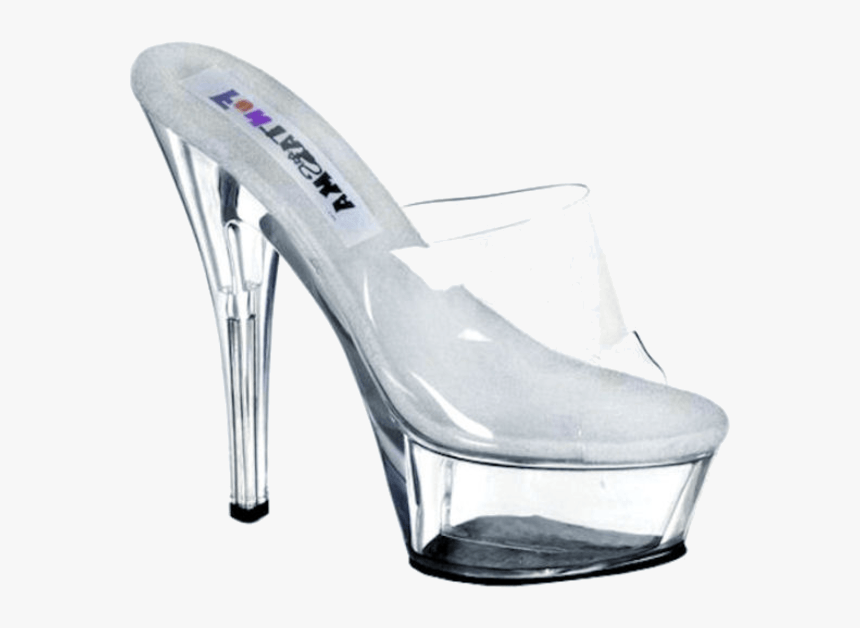 High Heels Peep Toe Mules, HD Png Download