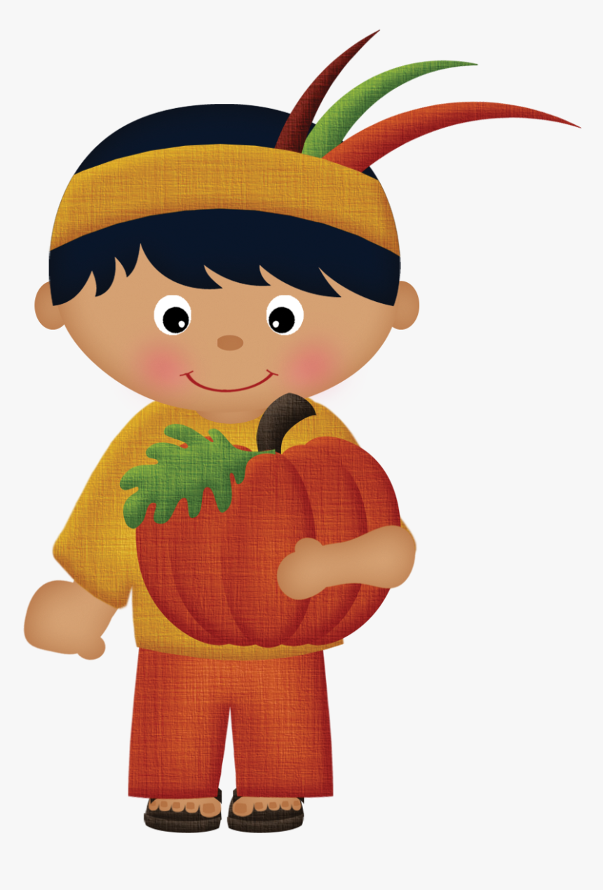 Accion De Gracias Clipart , Png Download - Clip Art Thanksgiving Indians, Transparent Png