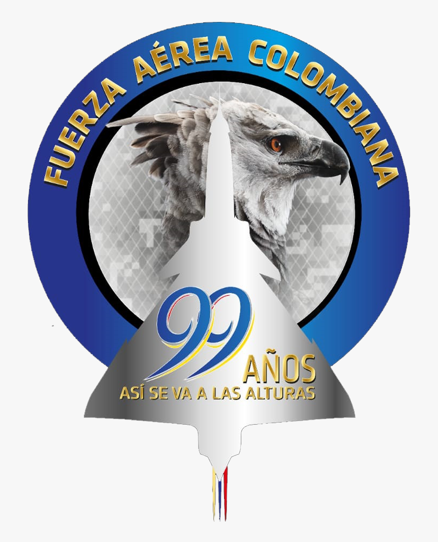 99 Años Fuerza Aerea Colombiana, HD Png Download