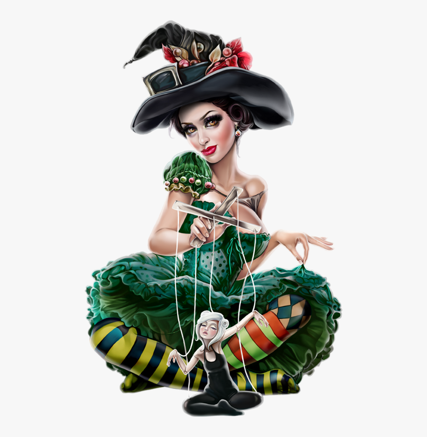 Clipart Woman Vampire - Wife Witche Halloween Png, Transparent Png