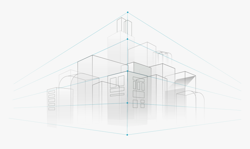Arquitectura-wireframe - Architecture, HD Png Download