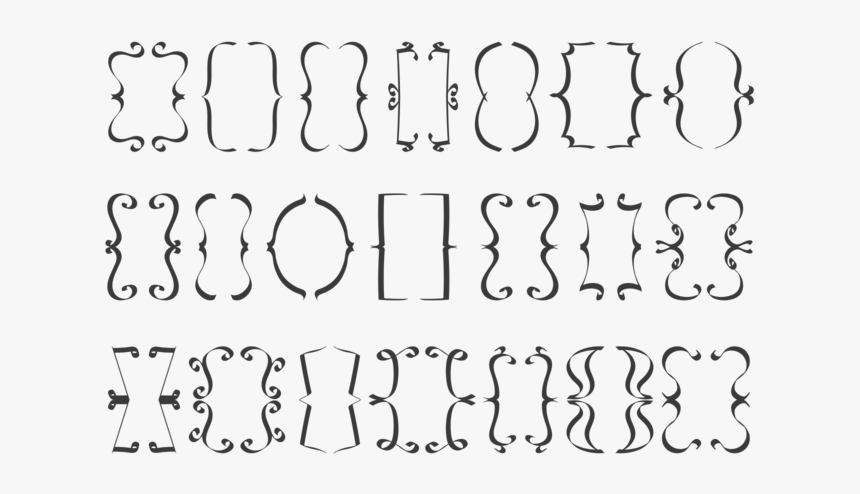 Conjunto De Iconos De Soporte - Brackets Transparent, HD Png Download