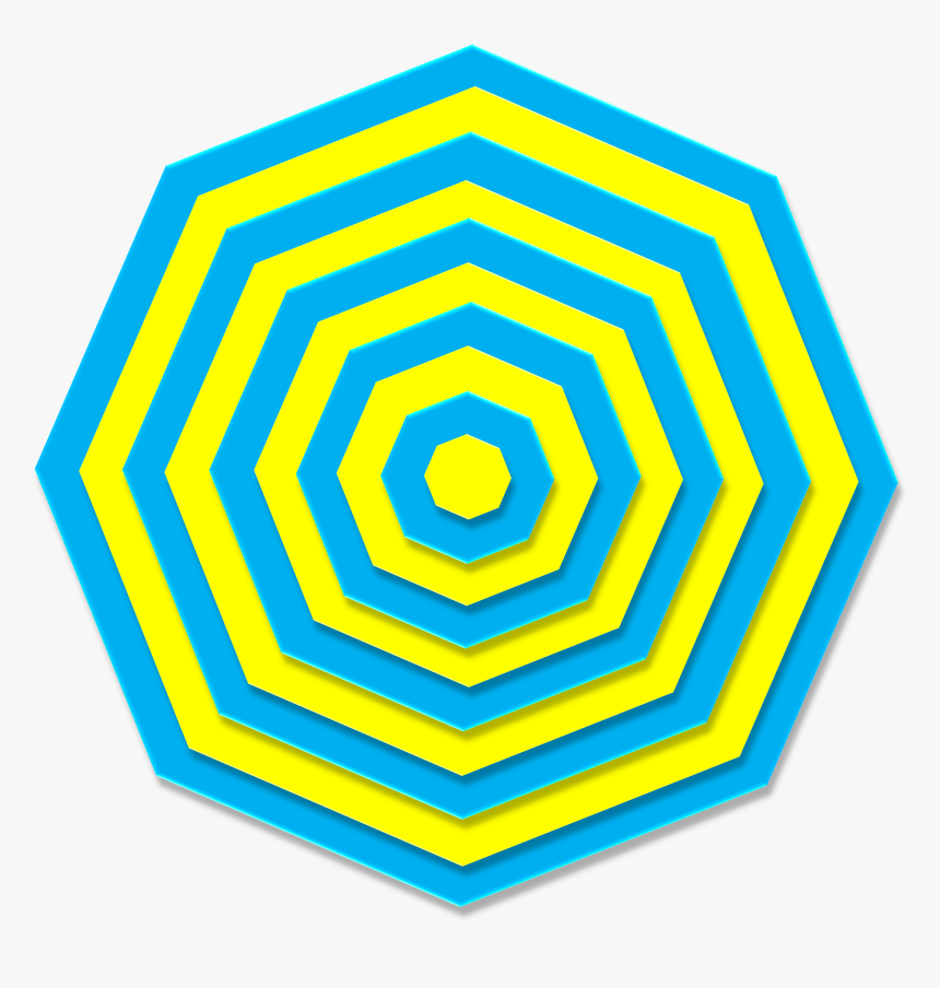 Sun Umbrella Top View Png, Transparent Png