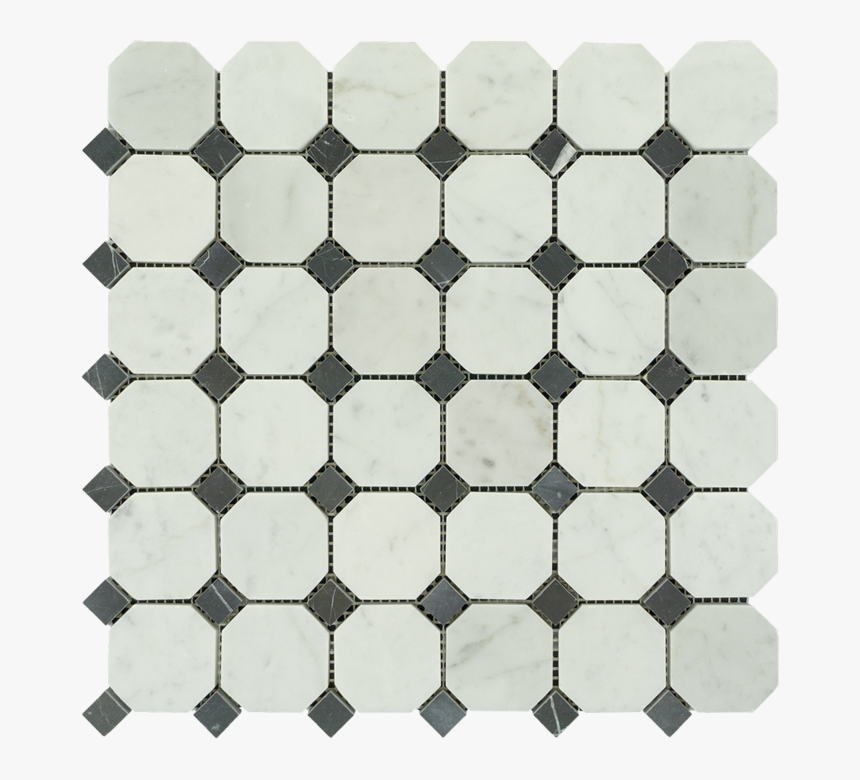 White Carrara Marble Mosaic - Marble, HD Png Download