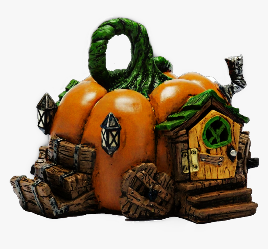 #stickers #pumpkin #house #fairy #fairyhouse #picsart - Fairy House Pumpkin, HD Png Download
