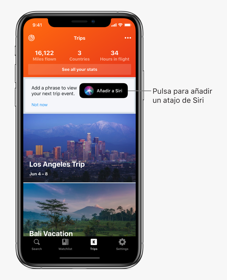 Pantalla De Una App De Viajes - Text, HD Png Download