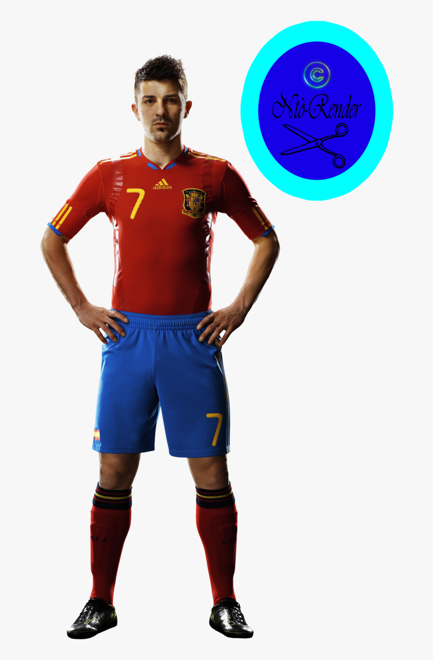 David Villa Transparent Png - David Villa Spain Png, Png Download