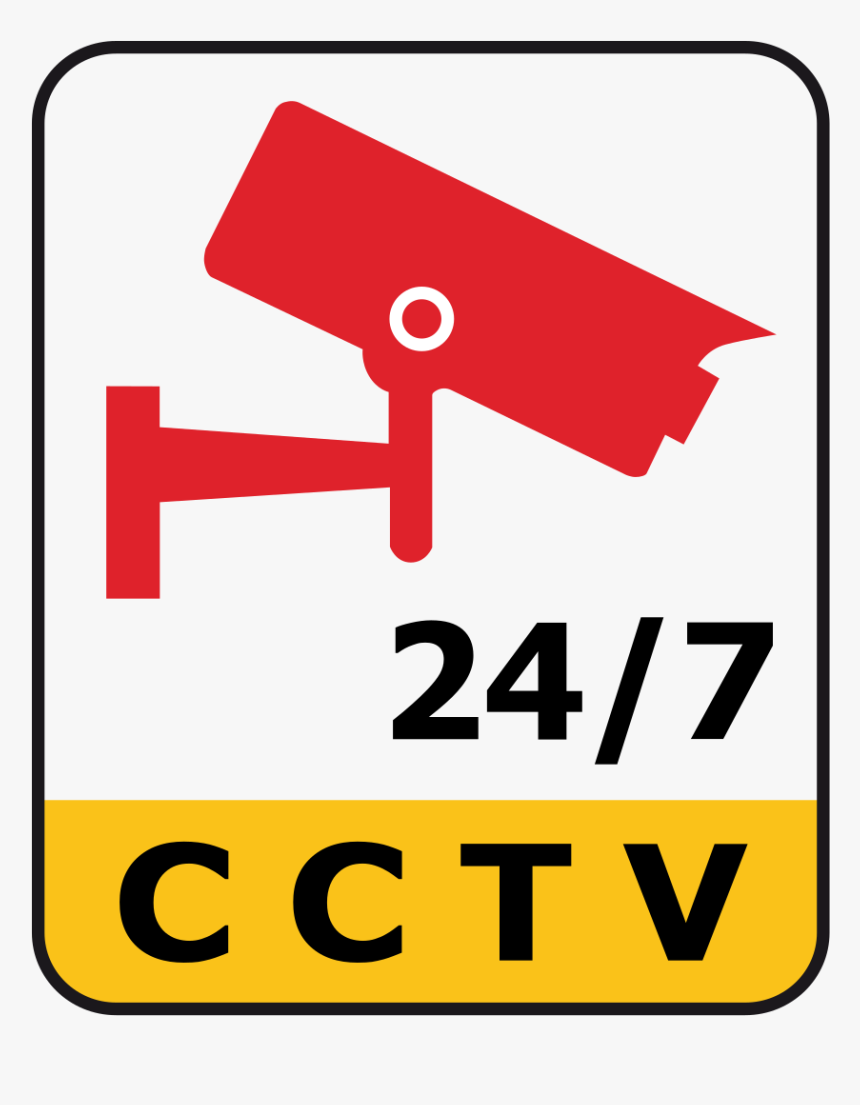 Cctv 24 7 Clipart Closed-circuit Television Clip Art - 24 7 Cctv Camera, HD Png Download