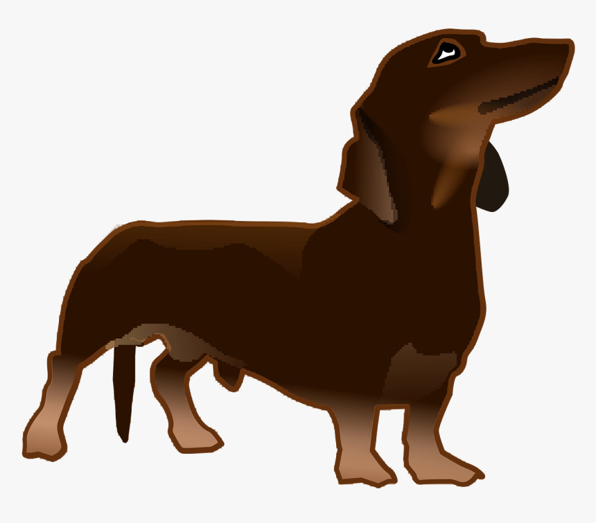 Brown Weiner Dog Clipart, HD Png Download