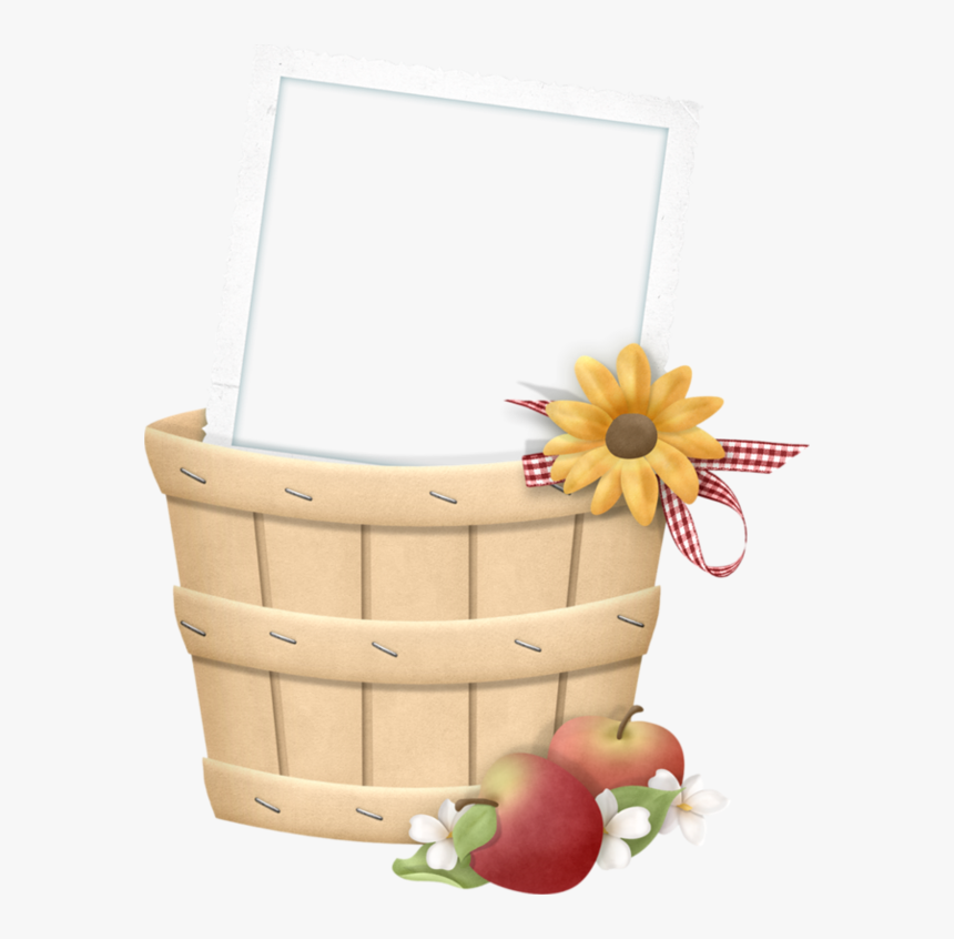 Clipart Wedding Tabla - Basket Of Apples Clipart, HD Png Download