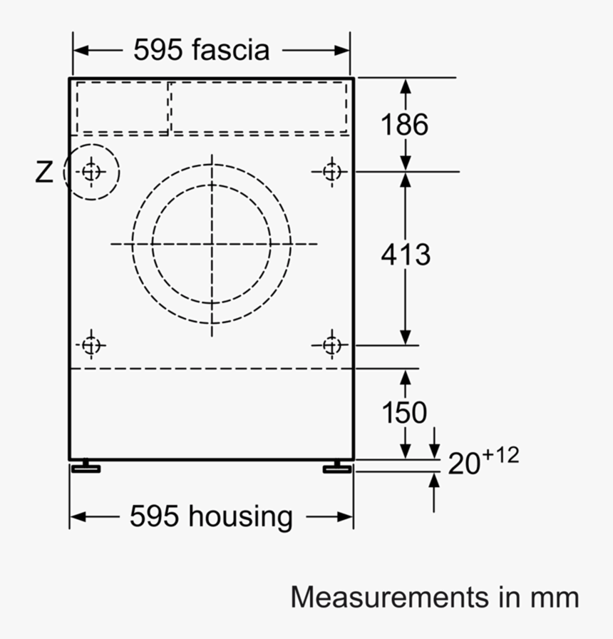 Maquina De Lavar Roupa Dimensoes, HD Png Download