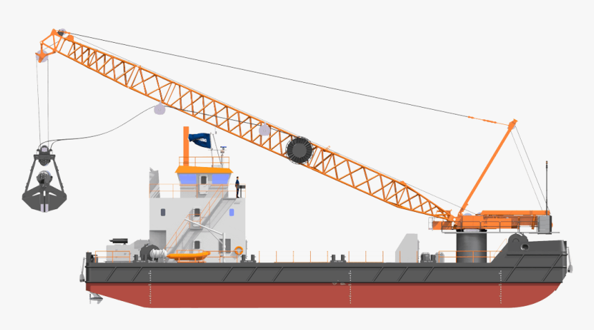 Model Crane Ship, HD Png Download