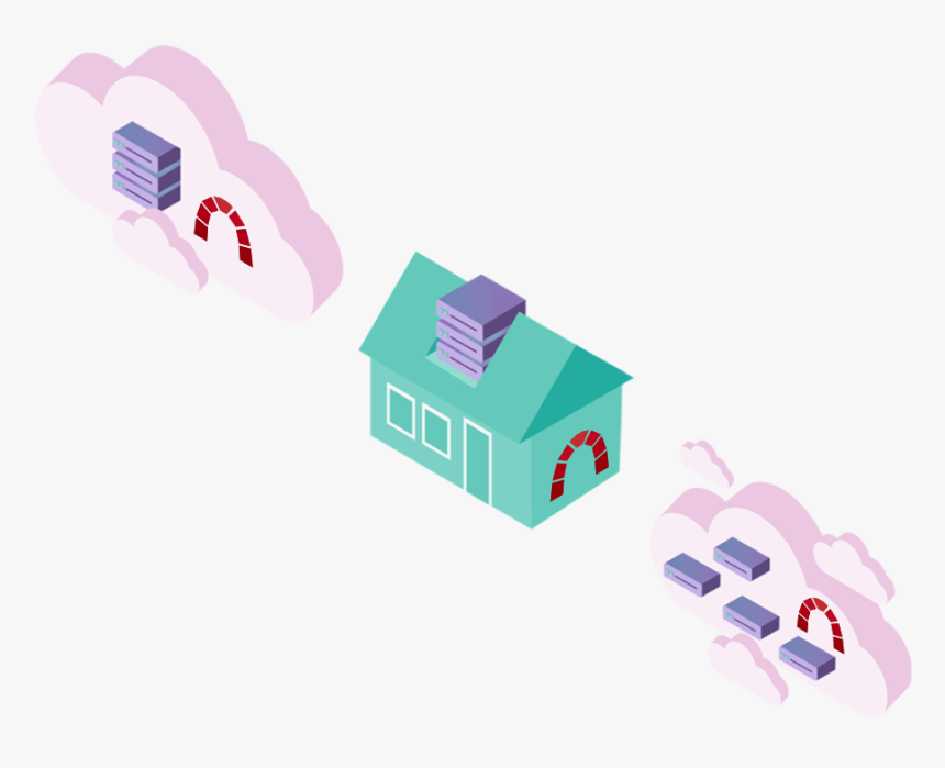 Redmine In House Server Vs Cloud Hosting - Illustration, HD Png Download