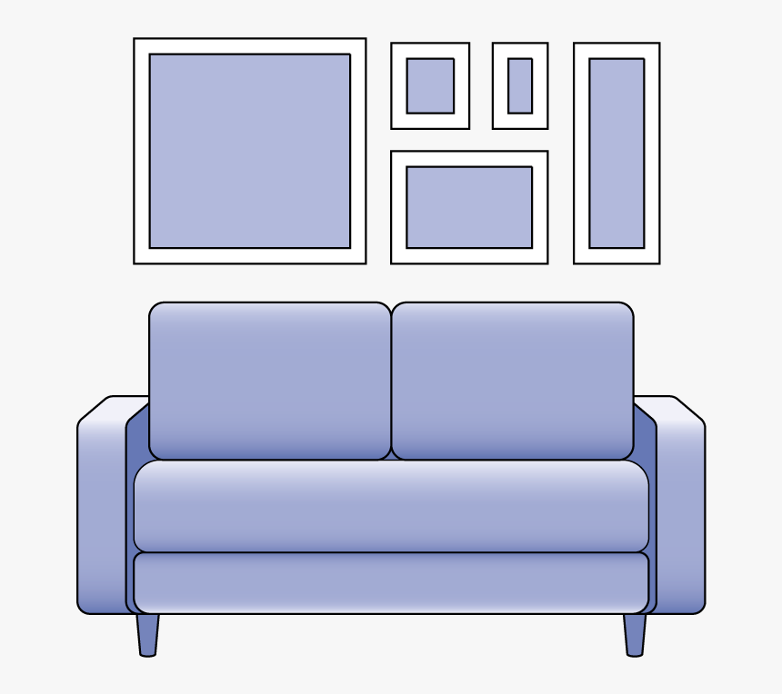 Studio Couch, HD Png Download