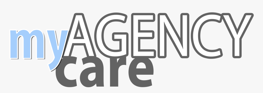 Myagencycare Logo - Black-and-white, HD Png Download