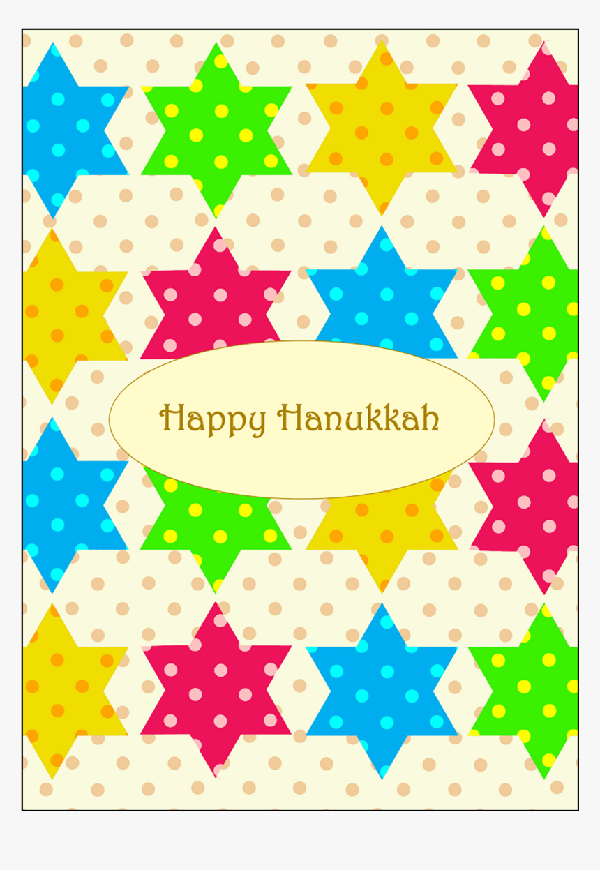 Hanukkah Card - Illustration, HD Png Download