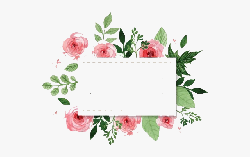 Watercolor Pinterest Floral Background, HD Png Download