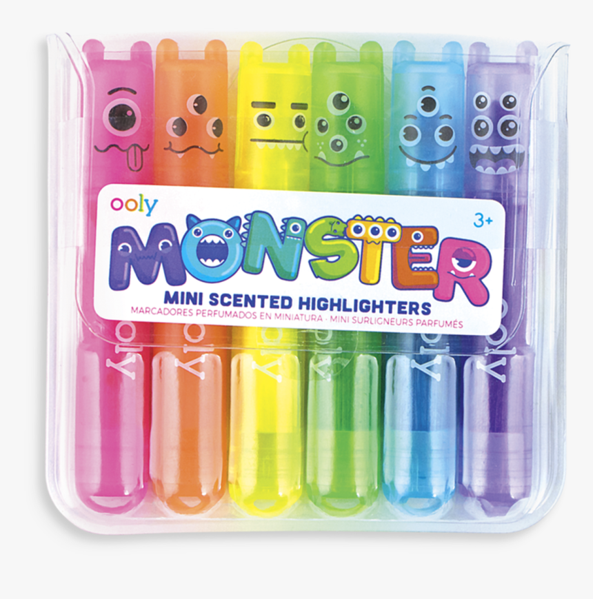 Mini Monster Scented Highlighter Markers, HD Png Download
