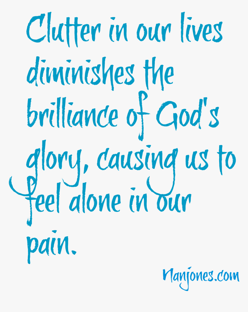 But, If We Don T Step Away From The Clutter In Our - Parallel, HD Png Download