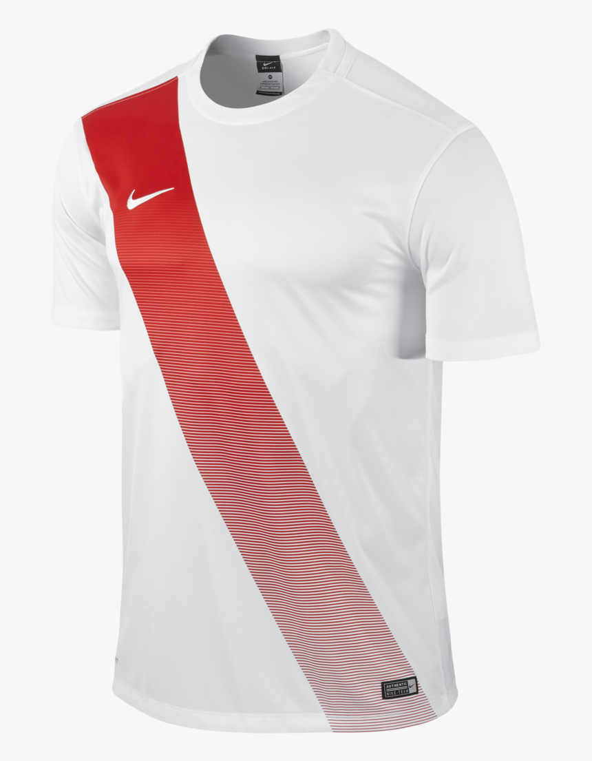 Nike Sash Jersey Ss White/red , Png Download - Camisolas De Futbol En Rojo, Transparent Png