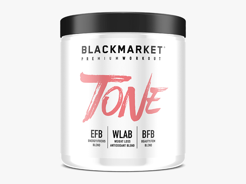 Blackmarket Tone Pre Workout, HD Png Download