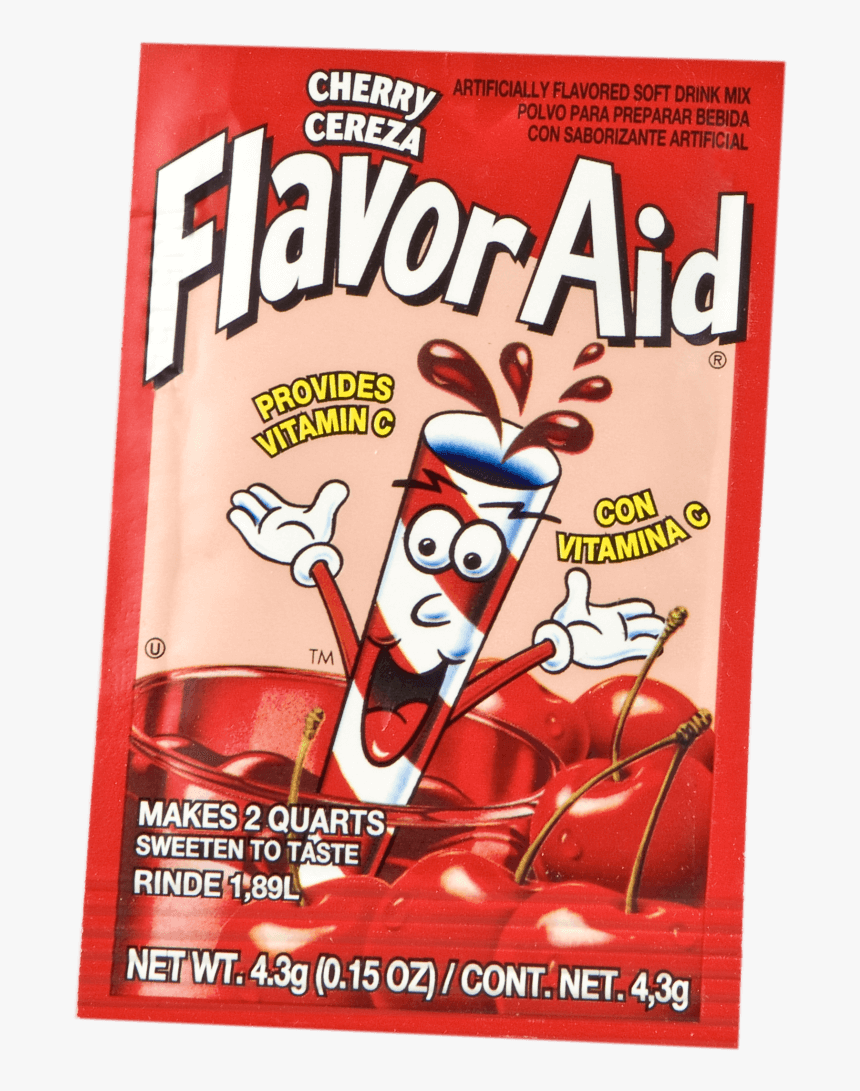 Flavor Aid Cherry - Flavor Aid Vs Kool Aid, HD Png Download