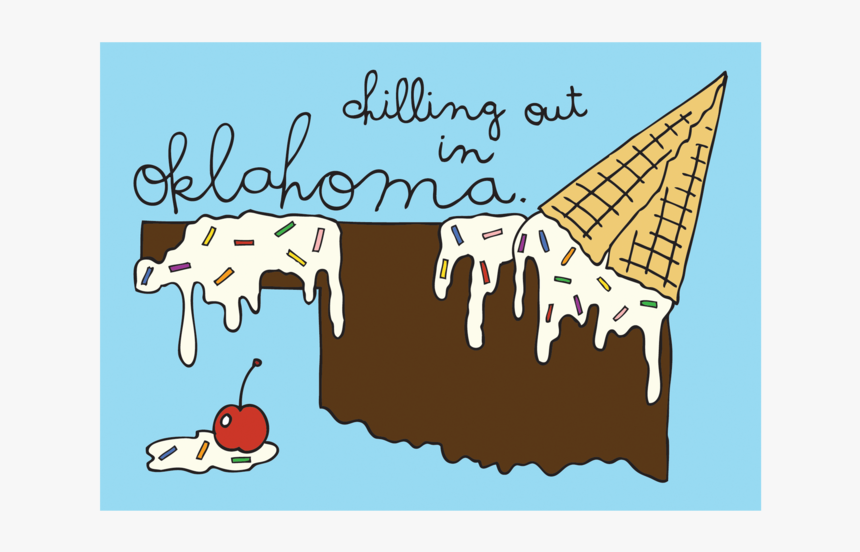 Ok Ice Cream Postcard, HD Png Download