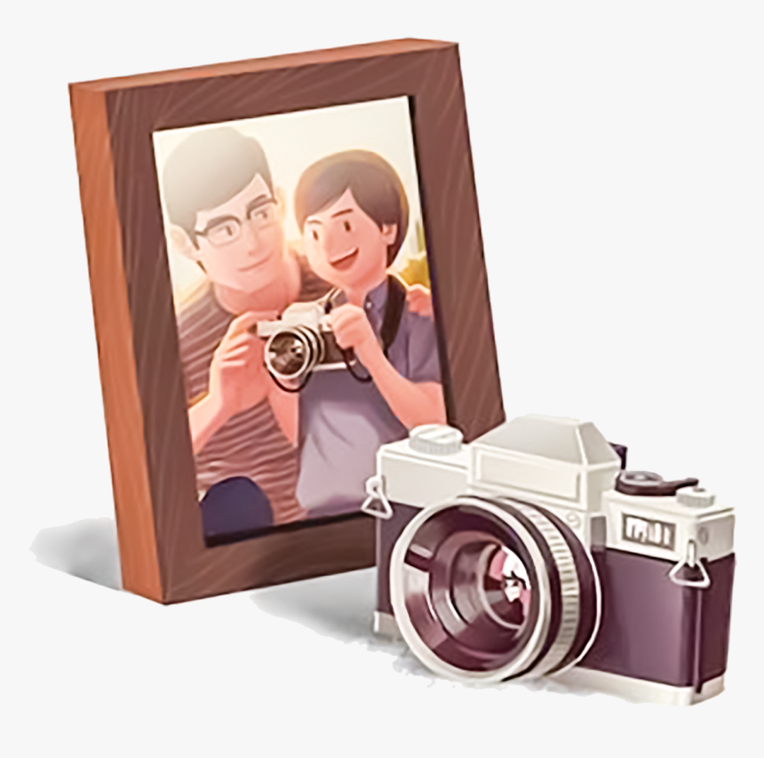 Hand Drawn Cartoon Camera Decoration Vector , Png Download - Father's Day, Transparent Png