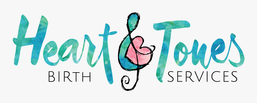 Heart Tone Birth Services Colored Original - Calligraphy, HD Png Download