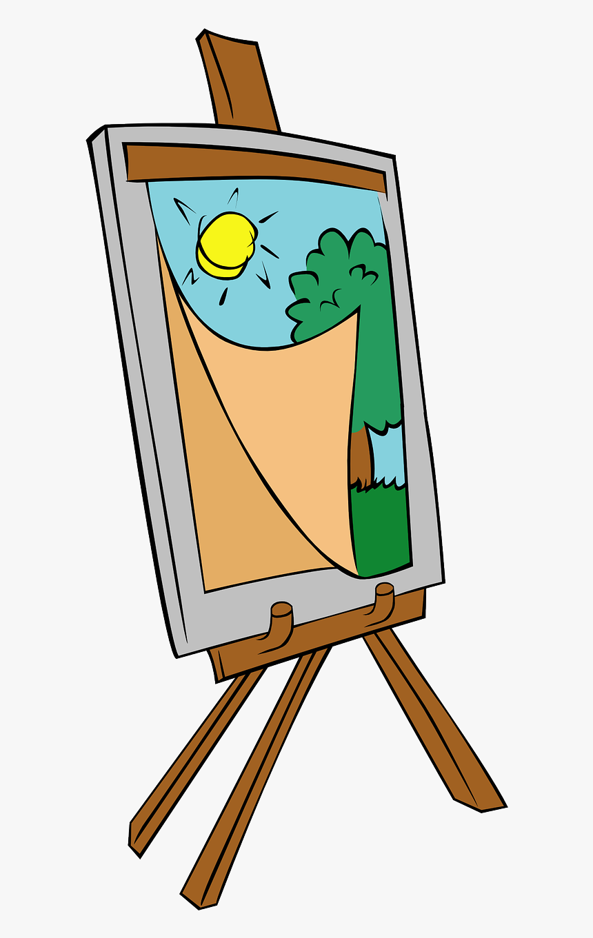 Clipart Easel, HD Png Download