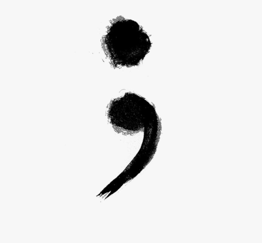 Free Png Semlon Tattoo Png Image With Transparent Background - Semicolon Mental Health Symbol, Png Download