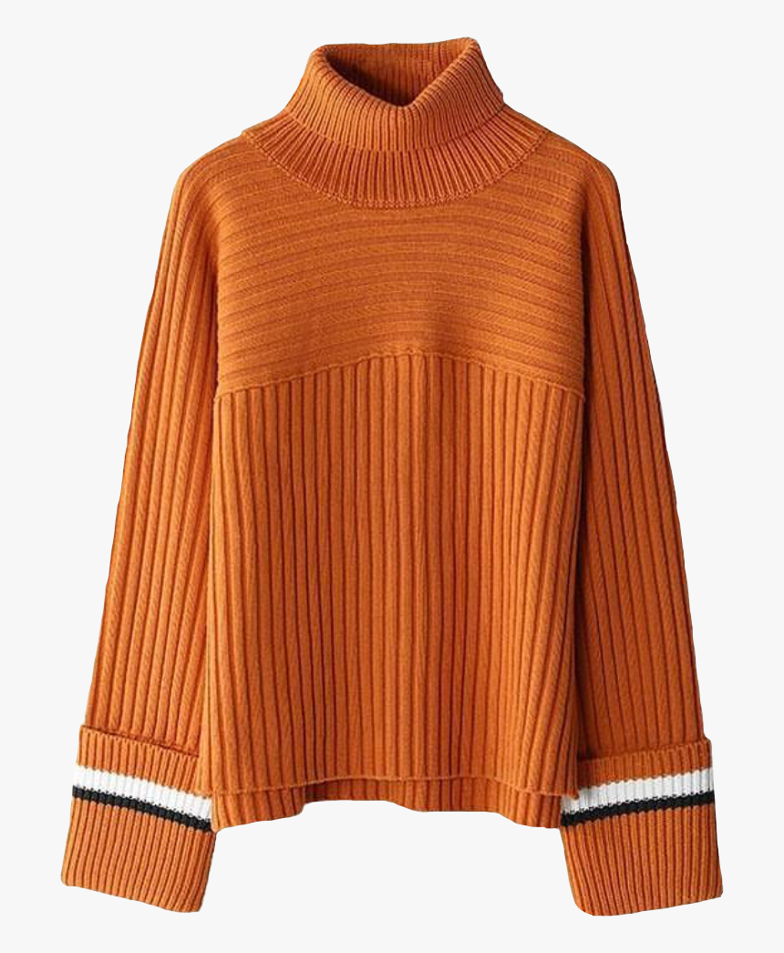 Transparent Warm And Cozy Clipart - Aesthetic Orange Sweater, HD Png Download