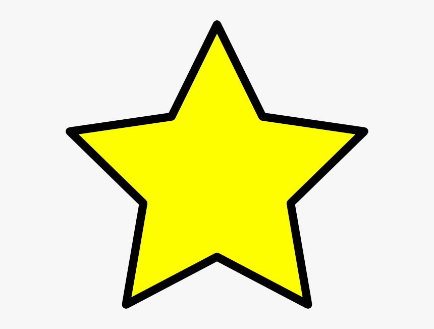 Star Free Yellow Clip - Star Clipart, HD Png Download