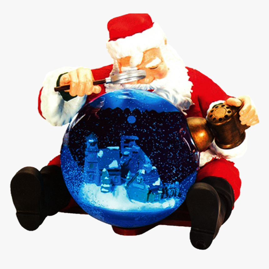 Download Santa Claus Png Transparent Images Transparent - Mr Christmas Santa Snow Globe, Png Download