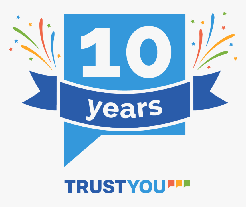 Ty 10 Years Full Color - 10 Years Anniversary, HD Png Download