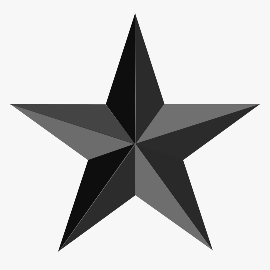 Black Star Png Clipart Image - Transparent Background Black Star, Png Download