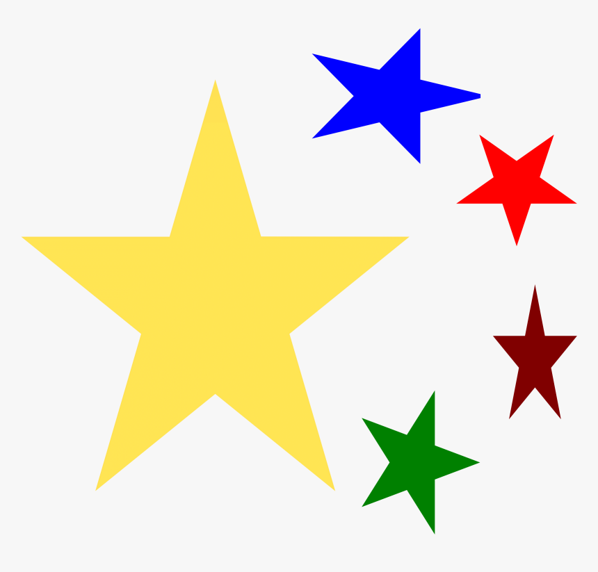 Beautiful Christmas Star Clipart 15 Clip Art - Transparent Background Stars Clipart Free, HD Png Download