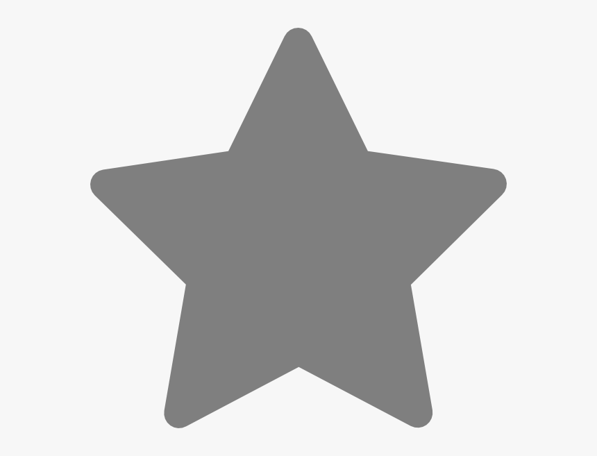Star Grey Svg Clip Arts, HD Png Download