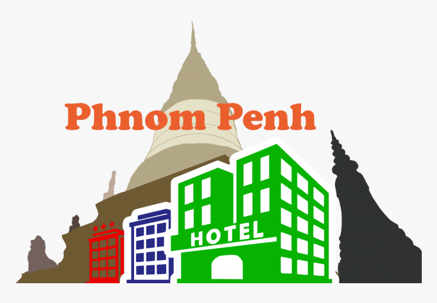 Palace Clipart Phnom Penh Png - Hotel Icon Transparent Blue, Png Download