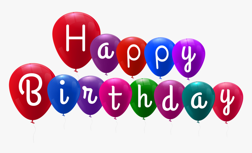Happy Birthday Balloons Png - Happy Birthday Balloon Png, Transparent Png