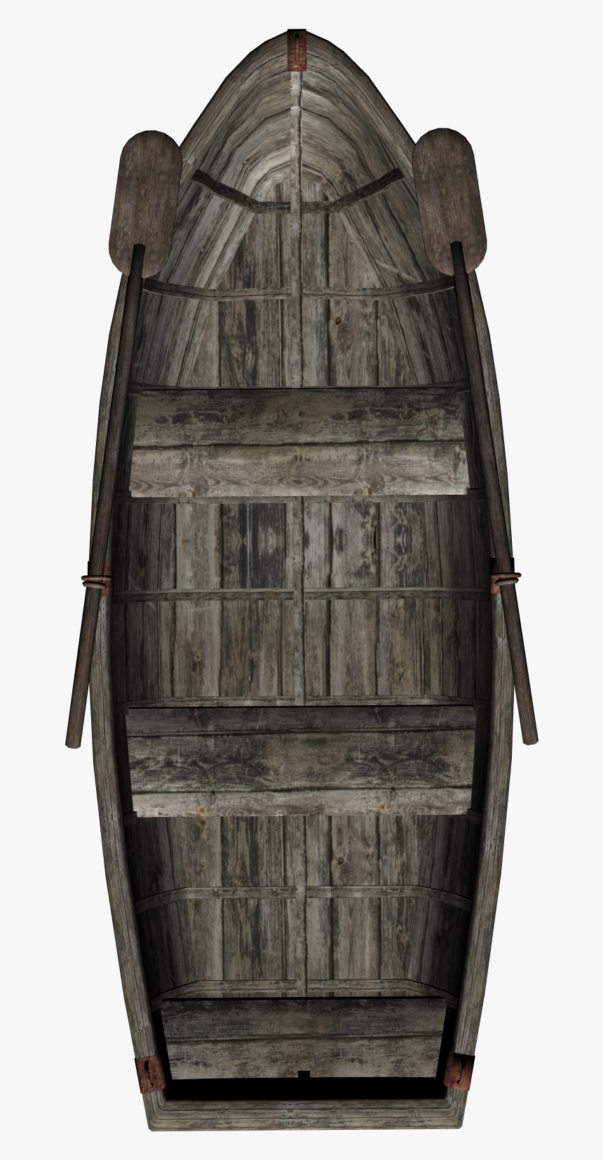 Row Boat Top Down View Miniature Gaming Objects Png - Row Boat Top View, Transparent Png