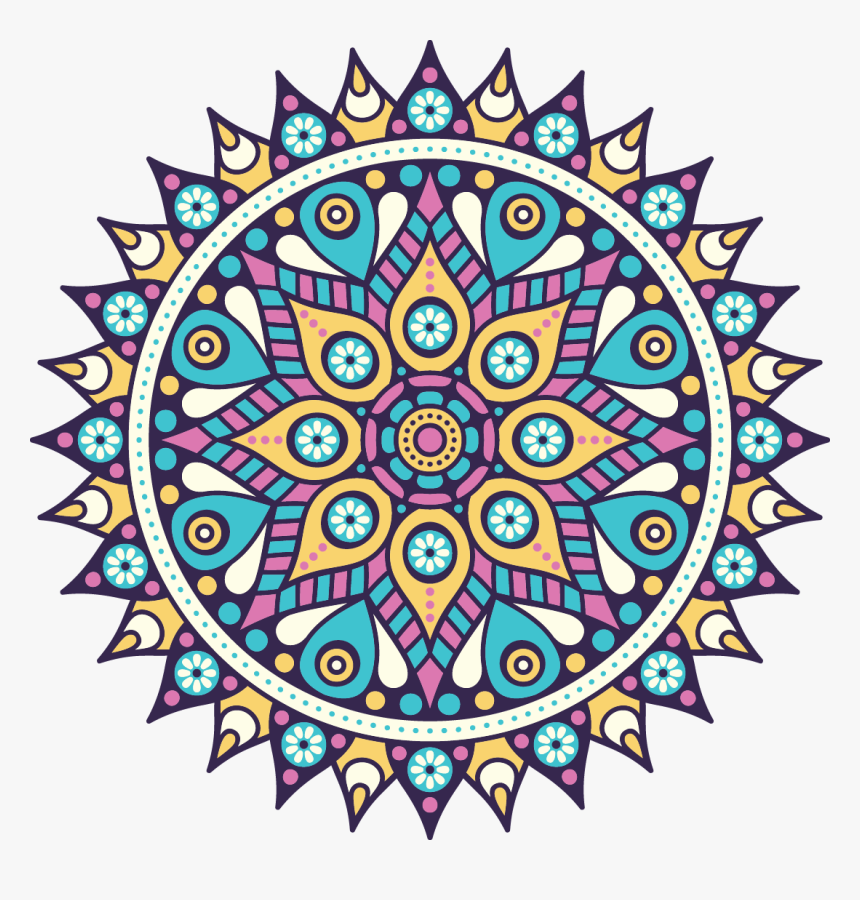 Mandala Buddhism Icon - Vector Mandala Coloring Book, HD Png Download