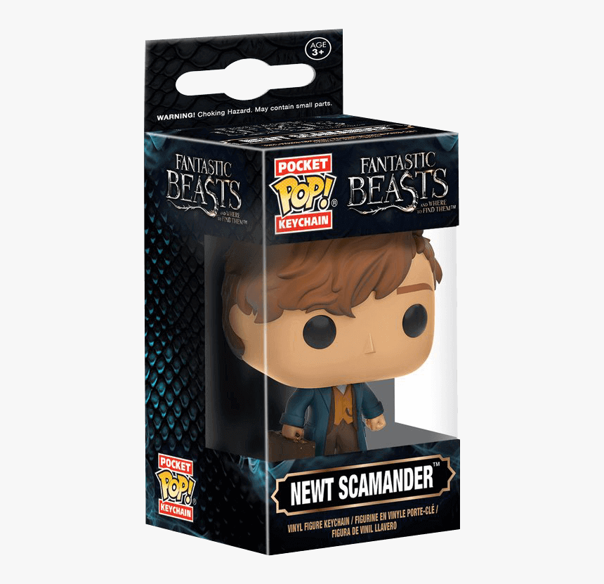 Fantastic Beasts Newt Scamander Pop Keychain - Pop Keychain Fantastic Beasts Niffler, HD Png Download
