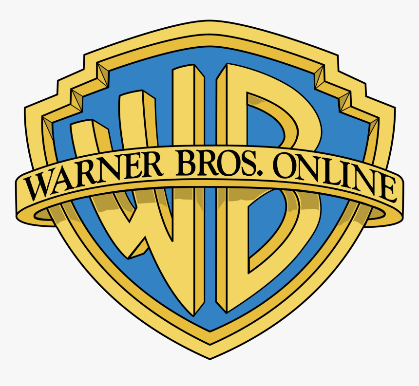 Warner Bros Online Logo Png Transparent - Warner Bros Logo White, Png Download