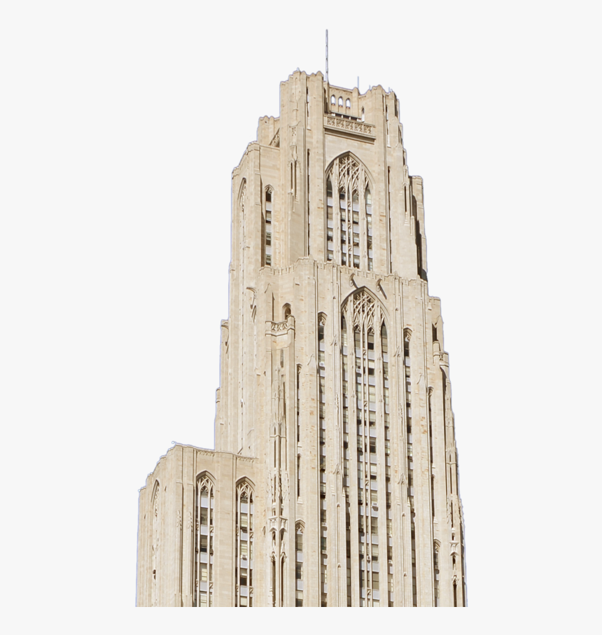 Transparent Leaning Tower Of Pisa Clipart - Cathedral Of Learning Png, Png Download